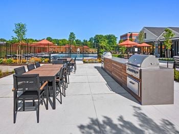 Pergola with dining